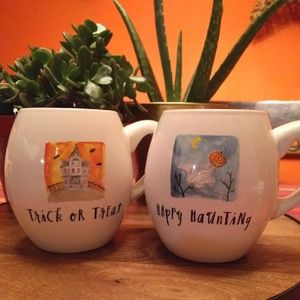 Rae Dunn Halloween mug set